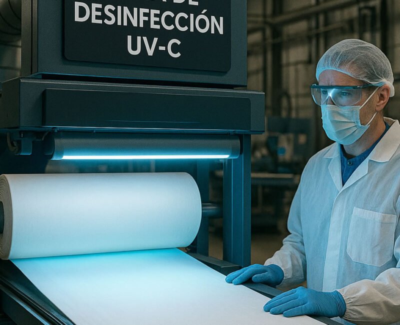 Desinfección con Luz UV Telas