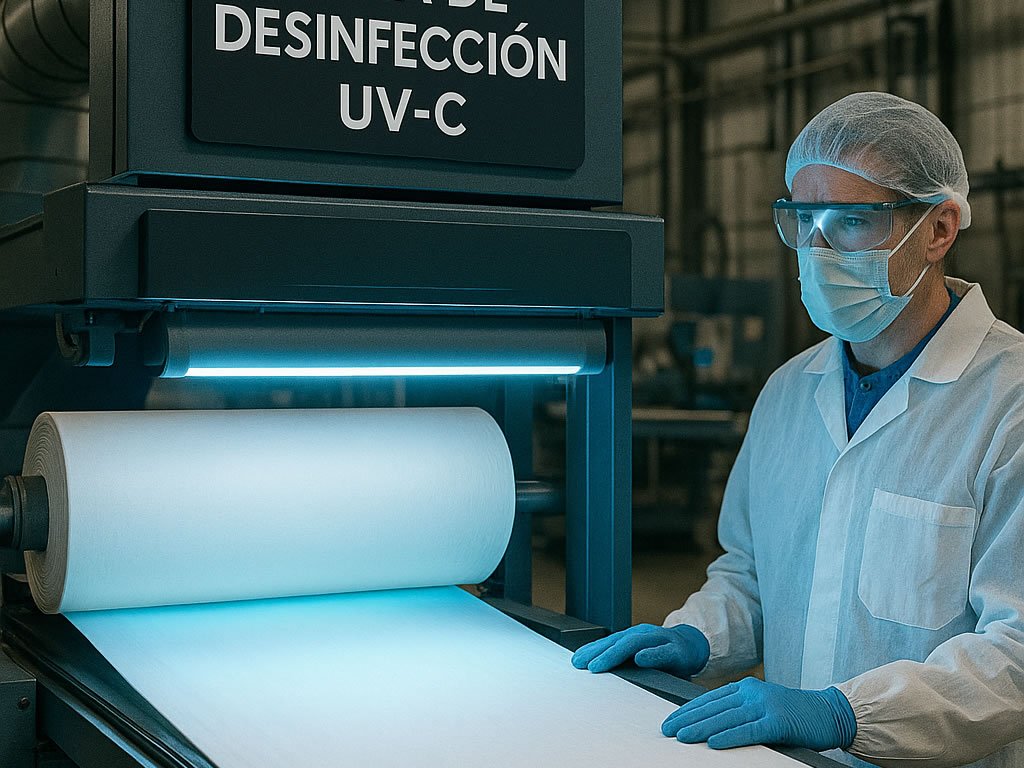 Desinfección con Luz UV Telas