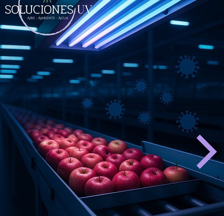 Lámparas Ultravioleta Desinfección de Frutas y Alimentos