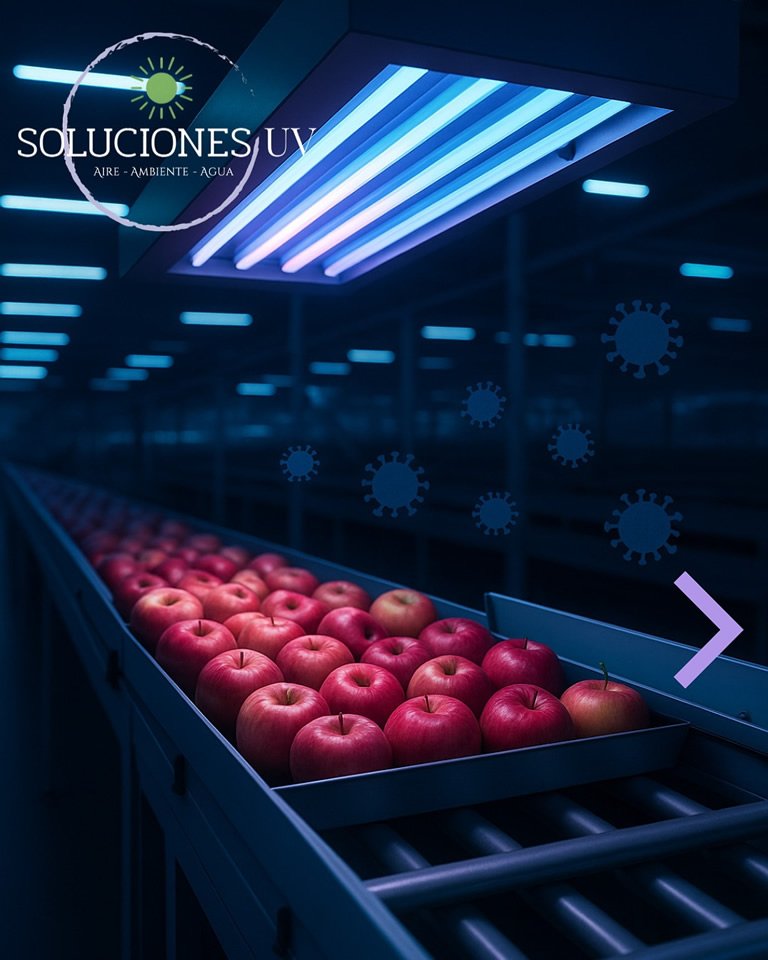 Lámparas Ultravioleta Desinfección de Frutas y Alimentos