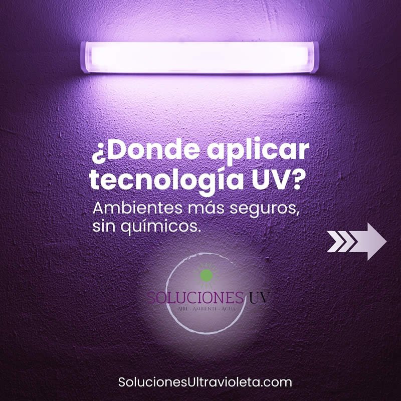 Lámparas ultravioleta UV desinfección Colombia