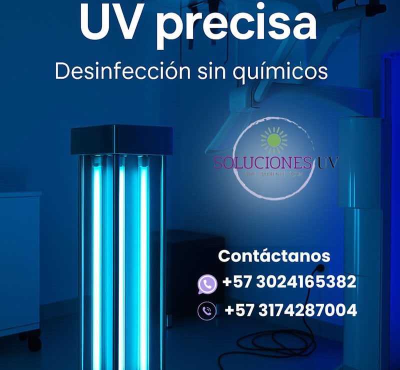 Venta Lámparas UV Ultravioleta Exportación Colombia