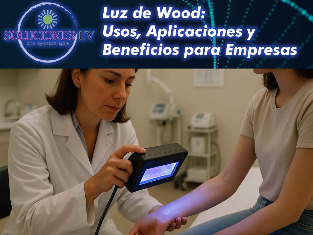 Venta Luz de Wood Portátil Usos Aplicaciones Beneficios Empresas Colombia