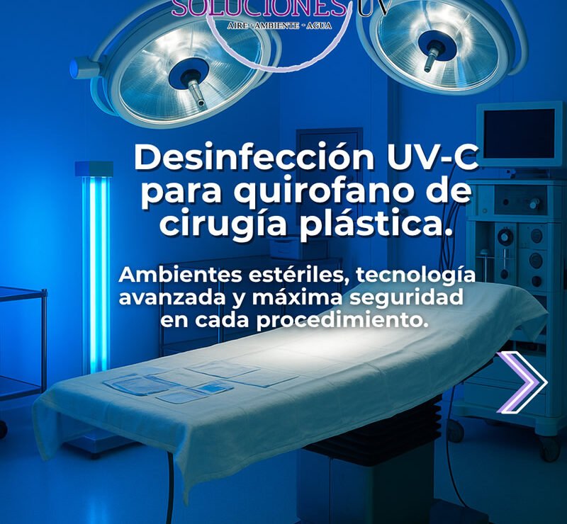 Venta de equipos quirofano desinfección luz UV Colombia