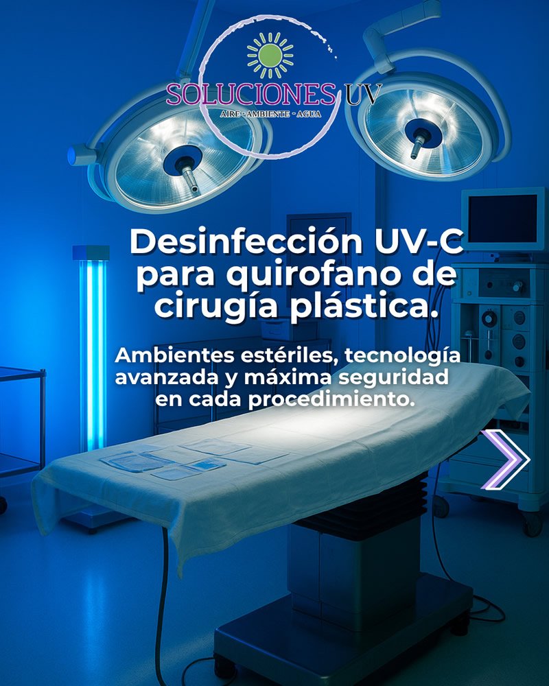 Venta de equipos quirofano desinfección luz UV Colombia