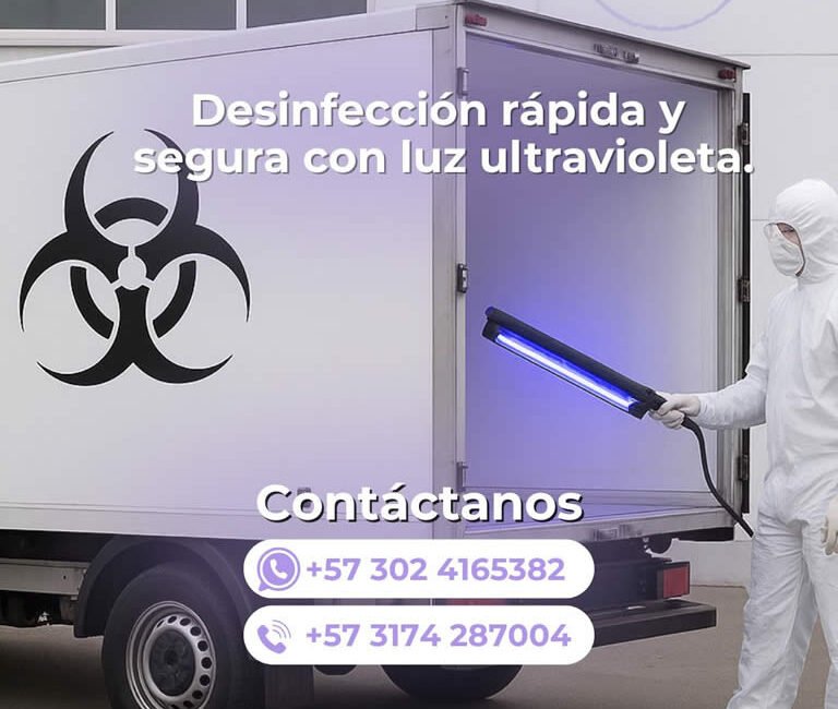 Lámparas UV Desechos Biológicos y Contaminados Vehículos Transporte