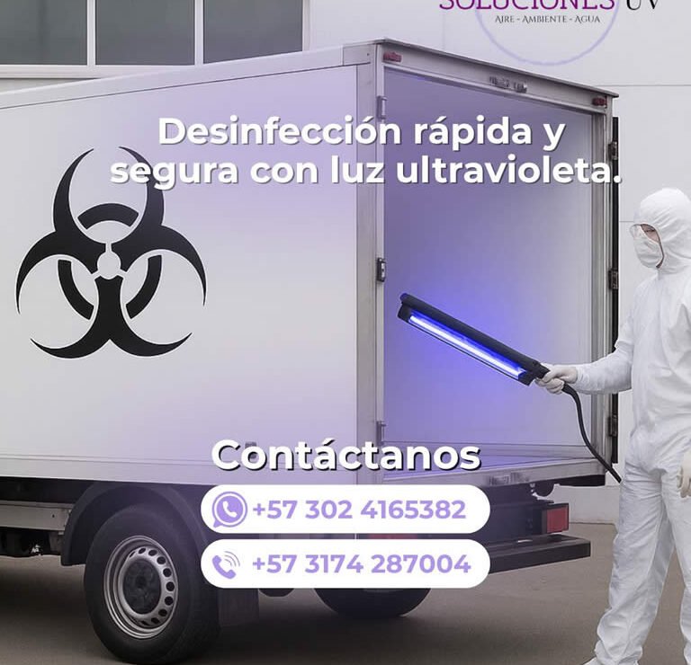 Lámparas UV Desechos Biológicos y Contaminados Vehículos Transporte