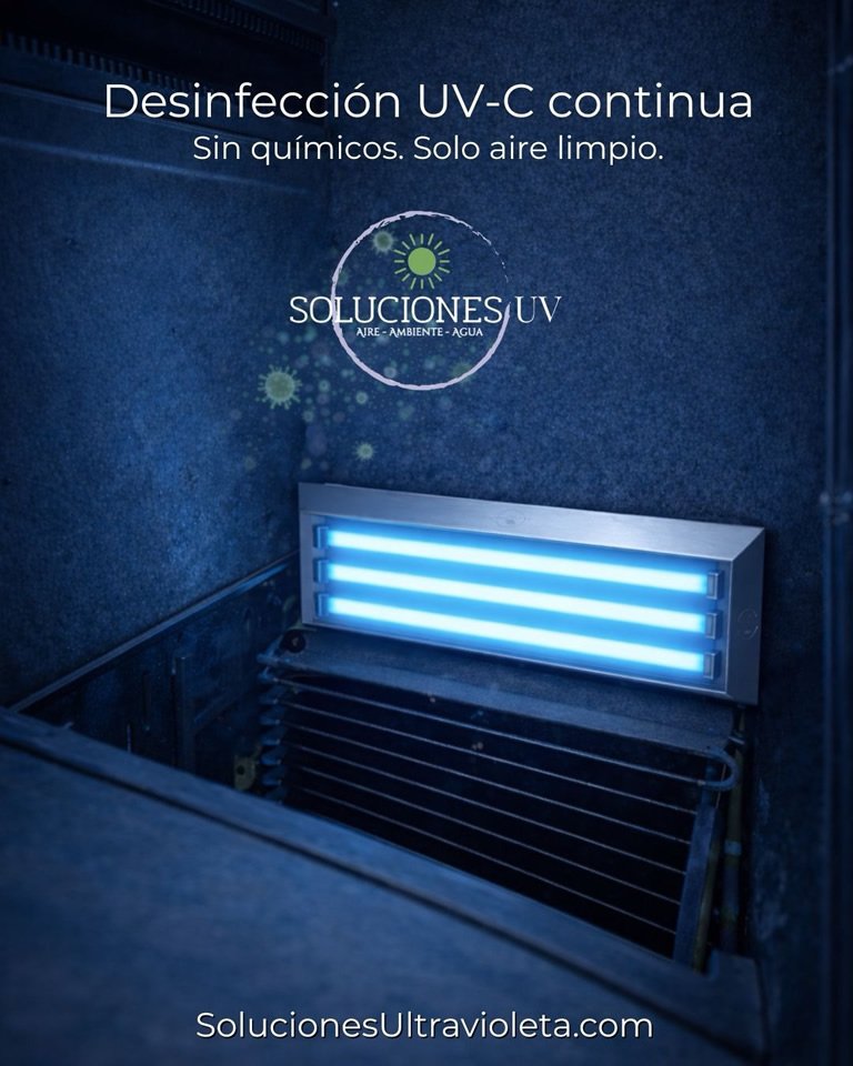 Desinfección Ultravioleta para Unidades Manejadoras de Aire y Ductos de Aires Acondicionados