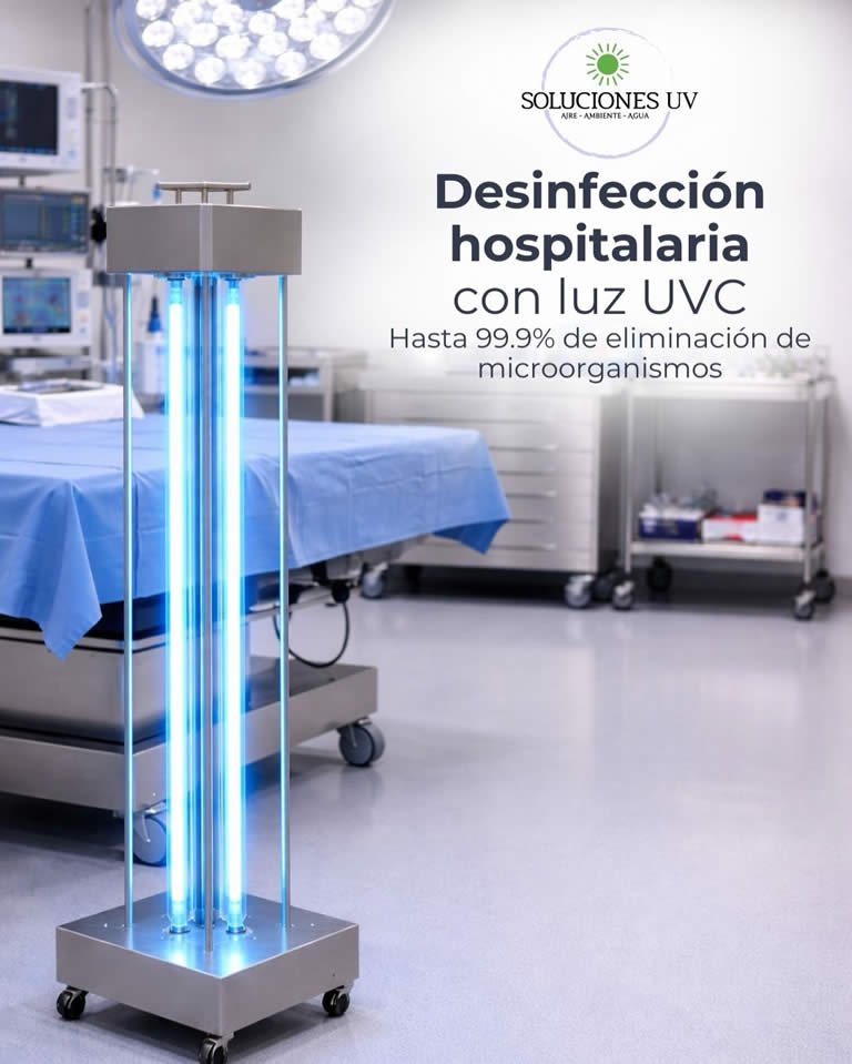 Desinfección UVC para Hospitales y Clínicas