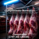 Desinfección UV-C en frigoríficos y plantas cárnicas en Colombia