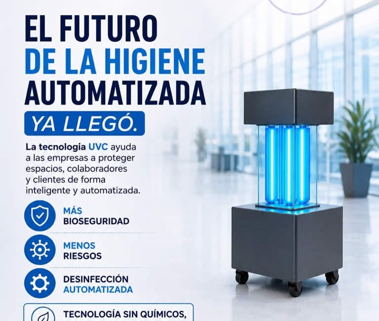 Desinfección automatizada con tecnología UVC