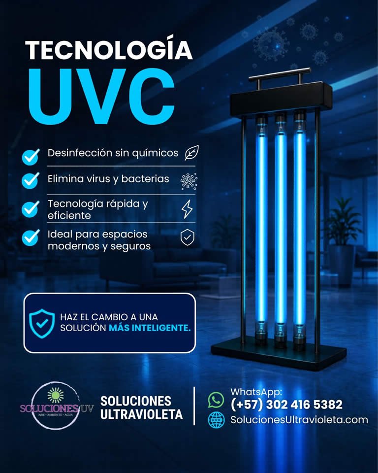 Desinfección con Tecnología UVC vs Químicos tradicionales
