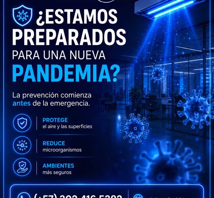 Desinfección UV-C estamos preparados para una nueva pandemia
